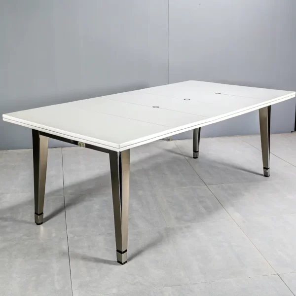 Modern Glass Top Office Table